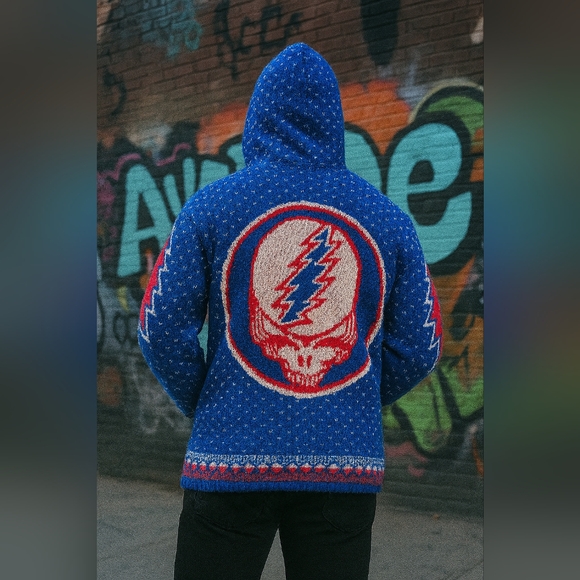 GRATEFUL DEAD Steal Your Face Zip Hoodie - Picture 1 of 15